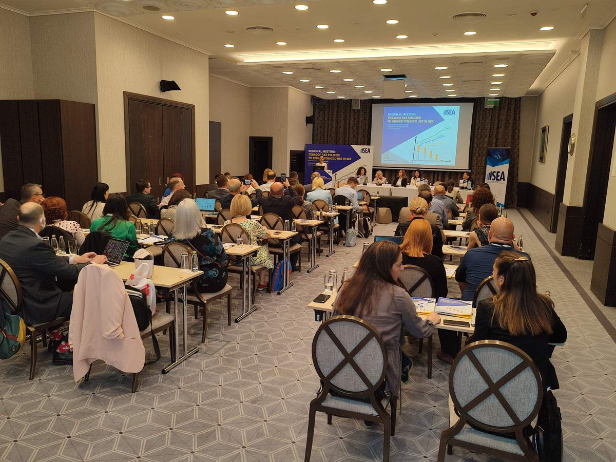 Regional meeting organized by <a href="/IseaMne/">ISEA MNE</a> is underway..
Interesting presentations and discussions on tobacco #tax policies and the ways to reduce #tobacco use..