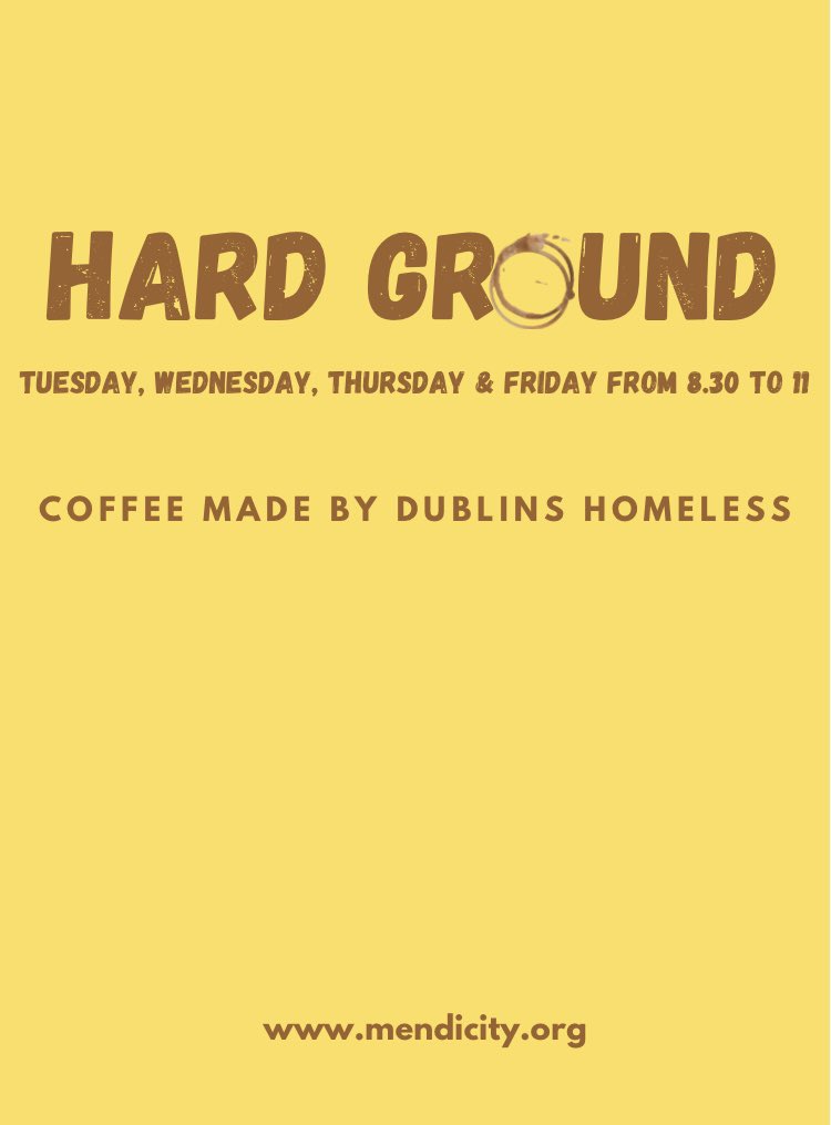 Mendicity1818's tweet photo. We couldn’t be prouder of our latest venture. Hard Ground is a coffee truck, run by a group of budding baristas who are experiencing homelessness, and now learning transferable skills, making great coffee. Please show your support https://t.co/E3XlweMmeO