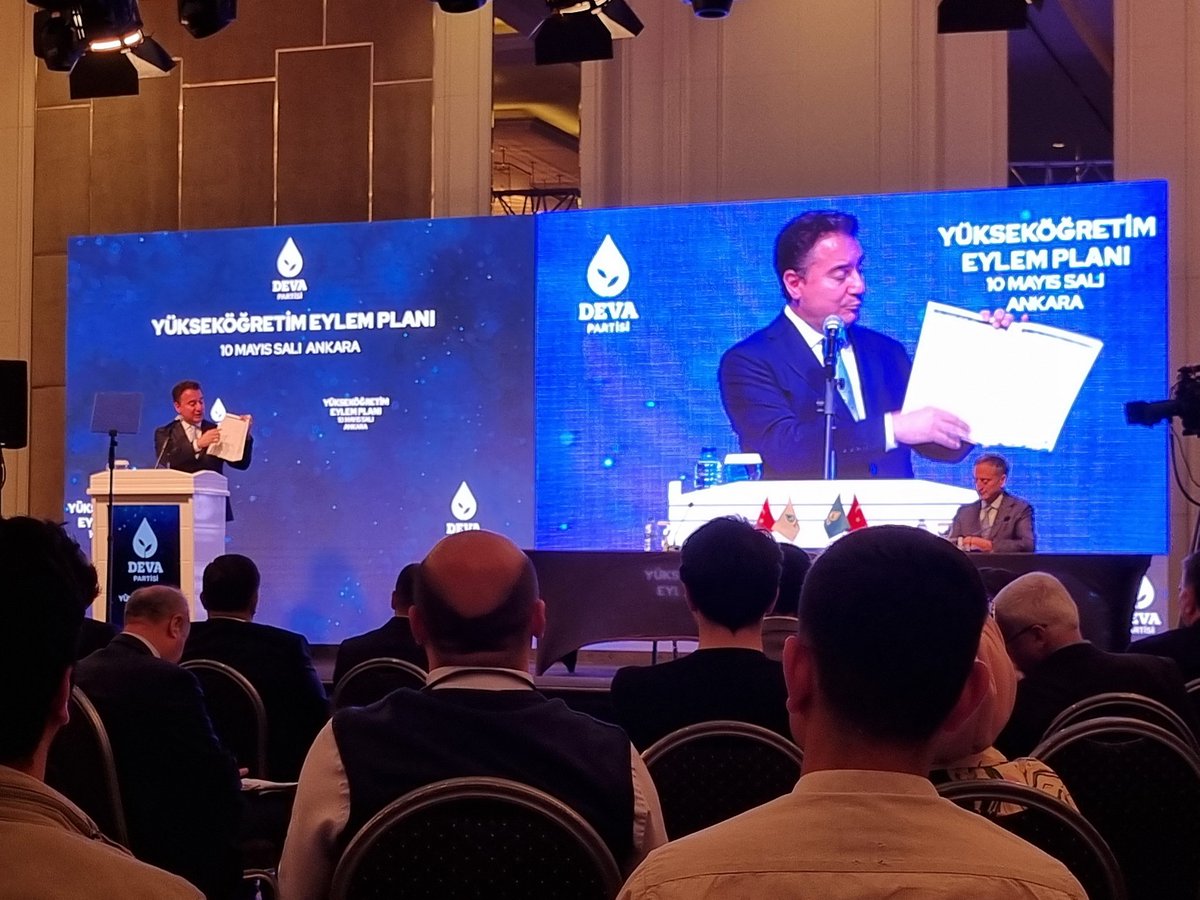 merdivone's tweet photo. “DEVA iktidarında üniversiteler işsiz yetiştiren kurumlar olmayacak.”

🎙: @alibabacan 
 #ÜniversitelereDEVA https://t.co/5ESJSIm6Gt