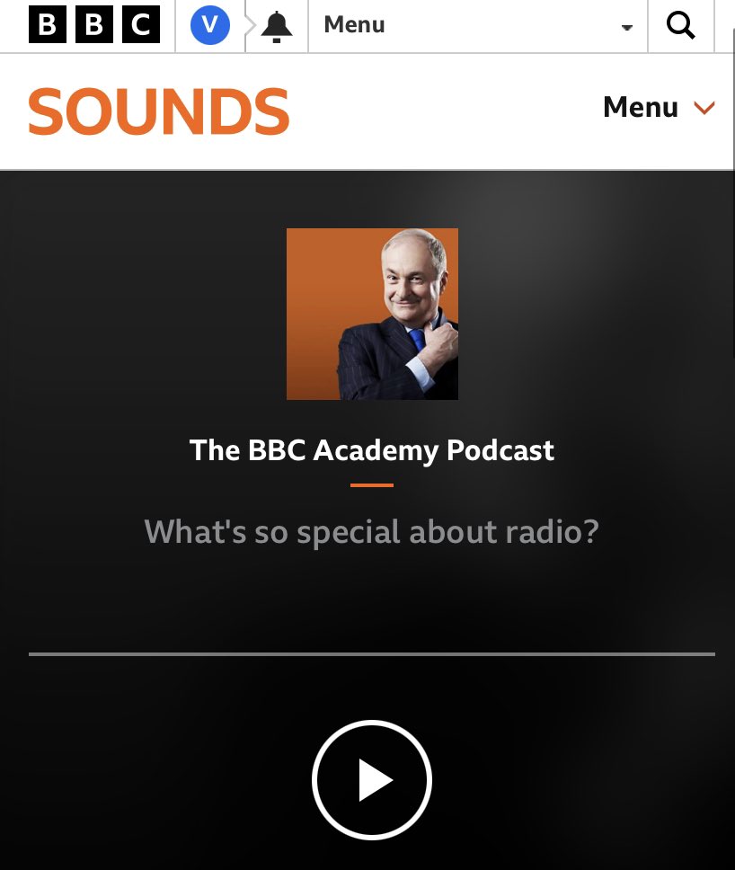 🎧 Another great podcast discovery this morning <a href="/BBCAcademy/">BBC Academy Live</a>’s podcasts on <a href="/BBCSounds/">BBC Sounds</a> 📻 
Rich offerings here for Ctec Digital Media and A Level Media students ✔️ 
Including this episode: What’s so special about radio?
bbc.co.uk/sounds/play/p0…