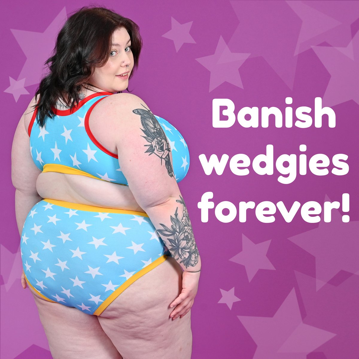 Molke on X: Banish wedgies forever with our brilliant briefs! Available in  3 comfy styles so you can take your pick from low, mid or high rise briefs.  Give your bum a