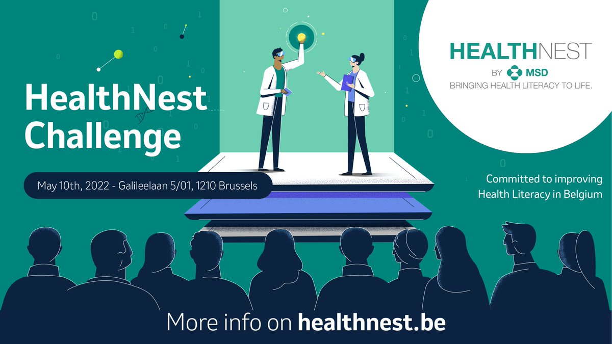 MSDBelgium's tweet photo. #HealthNest - an initiative to improve health literacy in Belgium - welcomes today to its first public event of 2022 various actors in the healthcare field.

#healthliteracy #littératieensanté #HealthNest #healthchallenge #gezondheidsgeletterdheid https://t.co/P7cf0yBgVv