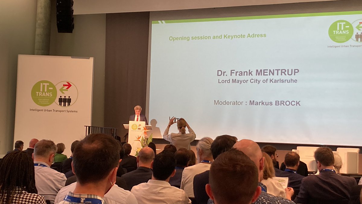 Welcoming speech from Dr. <a href="/FrankMentrup/">Frank Mentrup</a> opening the #ittrans2022 conference @uitpnews