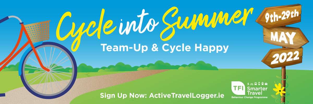 TFISmartTravel's tweet photo. Itβs not too late to take part in #CycleIntoSummer. There are plenty of great competitions and prizes to be won throughout the three week event.
Team-Up and #CycleHappy. Sign-up now on https://t.co/42hdbwFuwT https://t.co/HdCLVSTsYj