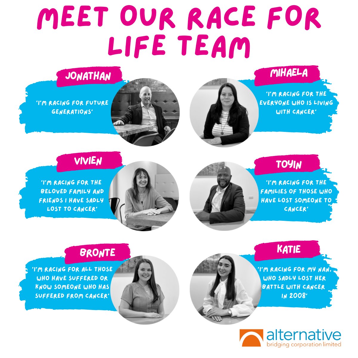 ABC_Bridging's tweet photo. On Saturday 21st May some of our staff members are taking part in the Pretty Muddy Race for Life to raise money for people affected by cancer.

You can support our team by donating what you can here: https://t.co/bgSd0YSShG

#RaceForLife #CancerResearch https://t.co/rz89Y2inKM