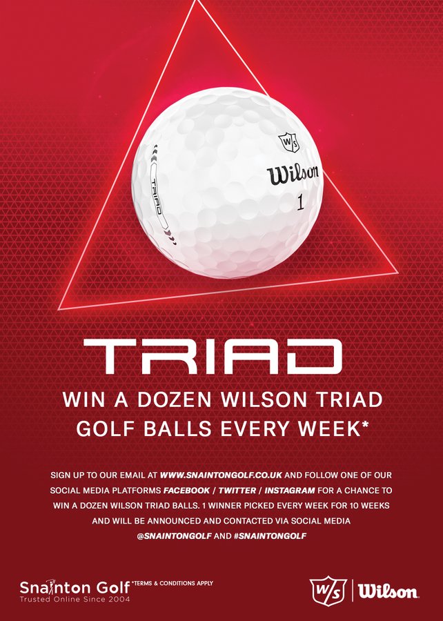 📢 WIN A DOZEN

Enter our weekly giveaway to win a dozen <a href="/WilsonGolf/">Wilson Golf</a> 𝗧𝗿𝗶𝗮𝗱 balls! All you have to do is 👉 Follow us ✅ Like/RT this post 👍 &amp; subscribe to our email newsletter (bit.ly/36uL9JU) 🗞️

Good luck 🤞