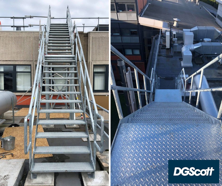 DGScott can engineer #FireEscape solutions for all types of buildings - no matter what the available space!

Our fire escapes are designed around your specifications and are available as simple, multi-flight and split flight #staircases. Take a look: https://t.co/RHbxIE50QR https://t.co/ehjuUr1VXN