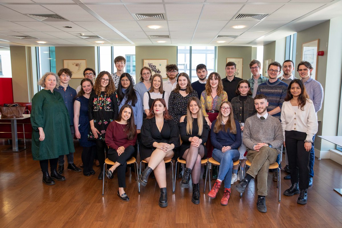 TCDLaidlaw's tweet photo. Our 2022 cohort commenced at our #LaidlawScholars Welcome Reception with an opening address by Provost @LindaDoyle.

These 24 Scholars will start their 18-month programme this summer with a 6 week research project and integrated leadership training sessions. https://t.co/G9dkfBN2S0