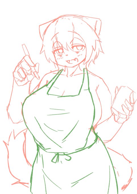 今週のFANBOX三毛猫ちゃんラフ
前に流行ったアレ 