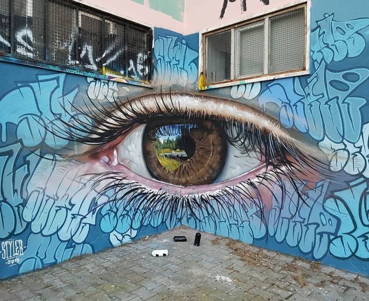 xAWord4U's tweet photo. Amazing art by French StylerOne (@stylerone) somewhere in #France (2019) #stylerone #3Dart #art #streetart V/ #lamolinastreetart https://t.co/DW8JW6kfa2