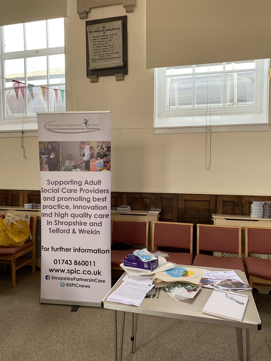 Rachwin's tweet photo. Today is the first time in over 2 years that I have been at a promotional event ! #workclub #dwp at Leominster Baptist Church 10am to 2pm come and see what jobs are on offer. Not just Social Care @SPICnews thanks for the loan of the banner. Itβs time to change your career ! π https://t.co/DWgyZ0qBIG