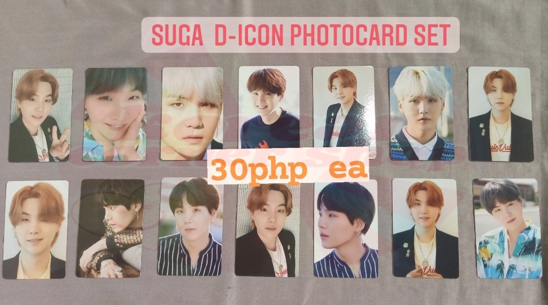 KOCOShoPH's tweet photo. [ ONHAND ] 
BTS D-icon Photocard Sets

Available 
✨ RM
✨ Jimin
✨ Jin
✨ Jhope
✨ Suga
★ 14 pcs (400php)
★ 7 pcs (200php)
★ Tingi (30php ea)

✔ COD thru sco
✔ ready to ship
✔ prio set

🏷 wts lfb bts pc dicon 101 https://t.co/ObJ6RnjISS