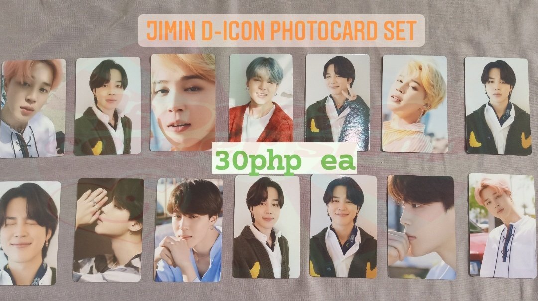 KOCOShoPH's tweet photo. [ ONHAND ] 
BTS D-icon Photocard Sets

Available 
✨ RM
✨ Jimin
✨ Jin
✨ Jhope
✨ Suga
★ 14 pcs (400php)
★ 7 pcs (200php)
★ Tingi (30php ea)

✔ COD thru sco
✔ ready to ship
✔ prio set

🏷 wts lfb bts pc dicon 101 https://t.co/ObJ6RnjISS