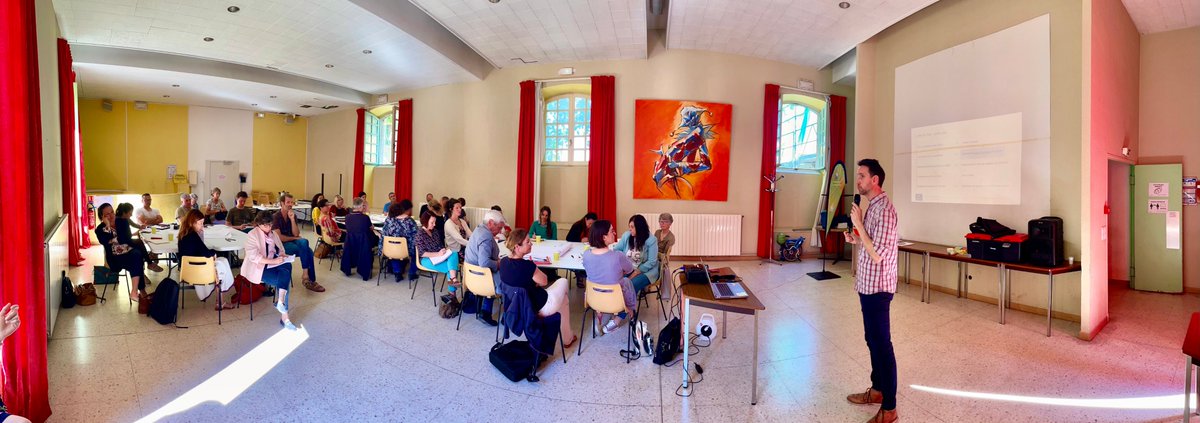 SMBT_Thau's tweet photo. Le SMBT pilote en ce moment-même la 2ème commission thématique de la concertation des acteurs agricoles et alimentaires du Projet Alimentaire Territorial (#PAT) de #Thau. Cet atelier traite de la gestion #environnementale innovante et fédératrice. 
#transitionalimentaire https://t.co/BvVR2ksWLM