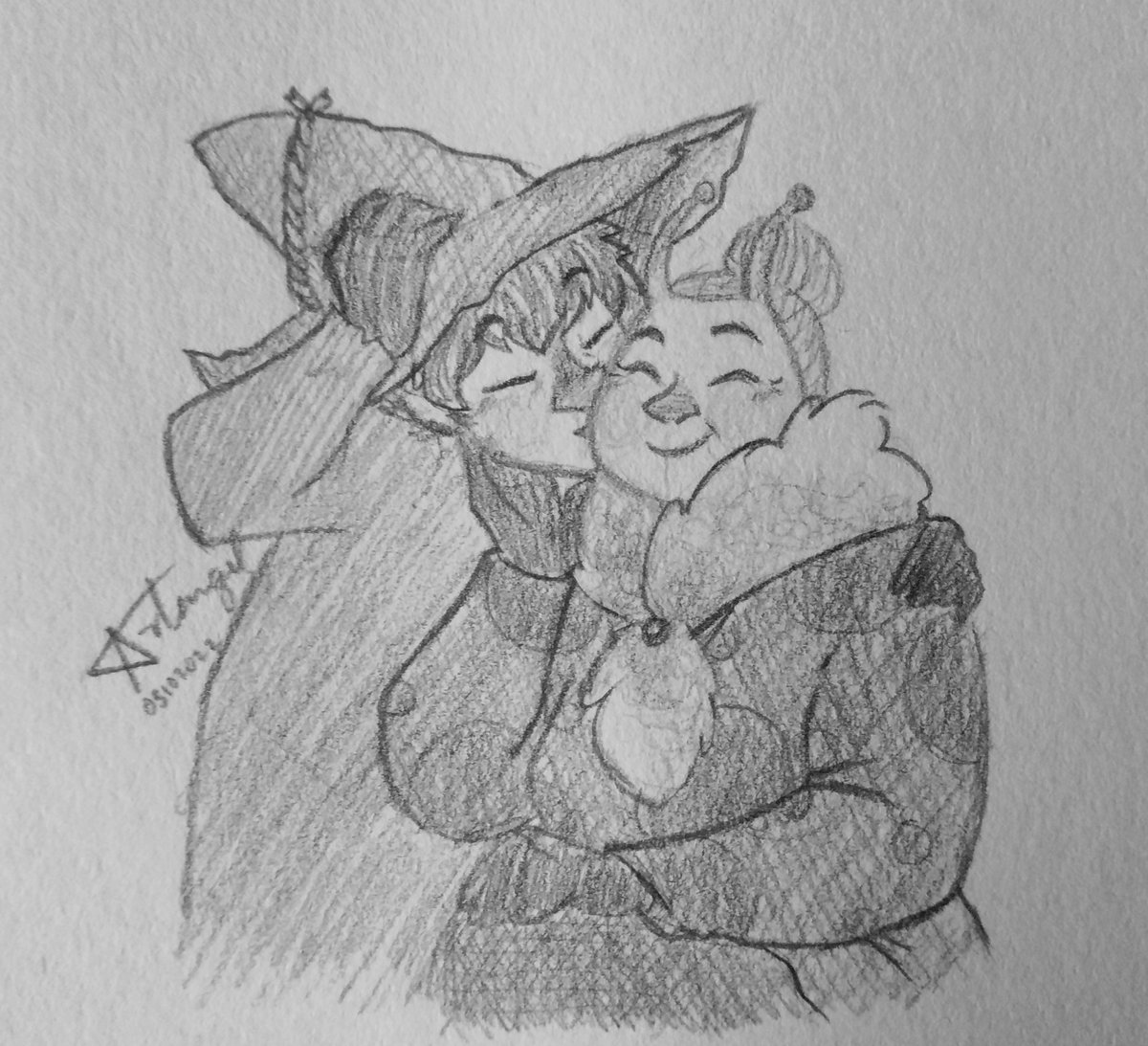 Artangel_Gabbi's tweet photo. figuing out how to draw /the/ otp ( =v=)๐
#thejoxter #themymble https://t.co/9wTACrtK2t