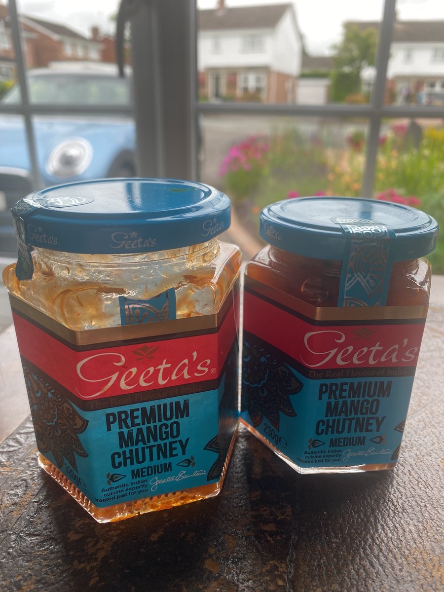 When #shrinkflation hits your mango chutney and you're not happy...