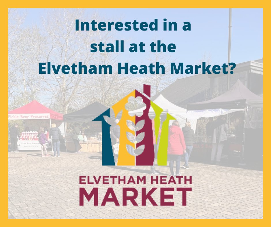Interested in a stall at the Elvetham Heath Market?
We welcome applications from primary and secondary producers of food and drink which fit in well with our existing producers.
For further information please email Market@ElvethamHeath.pc.org.uk 
#elvethamheathmarket