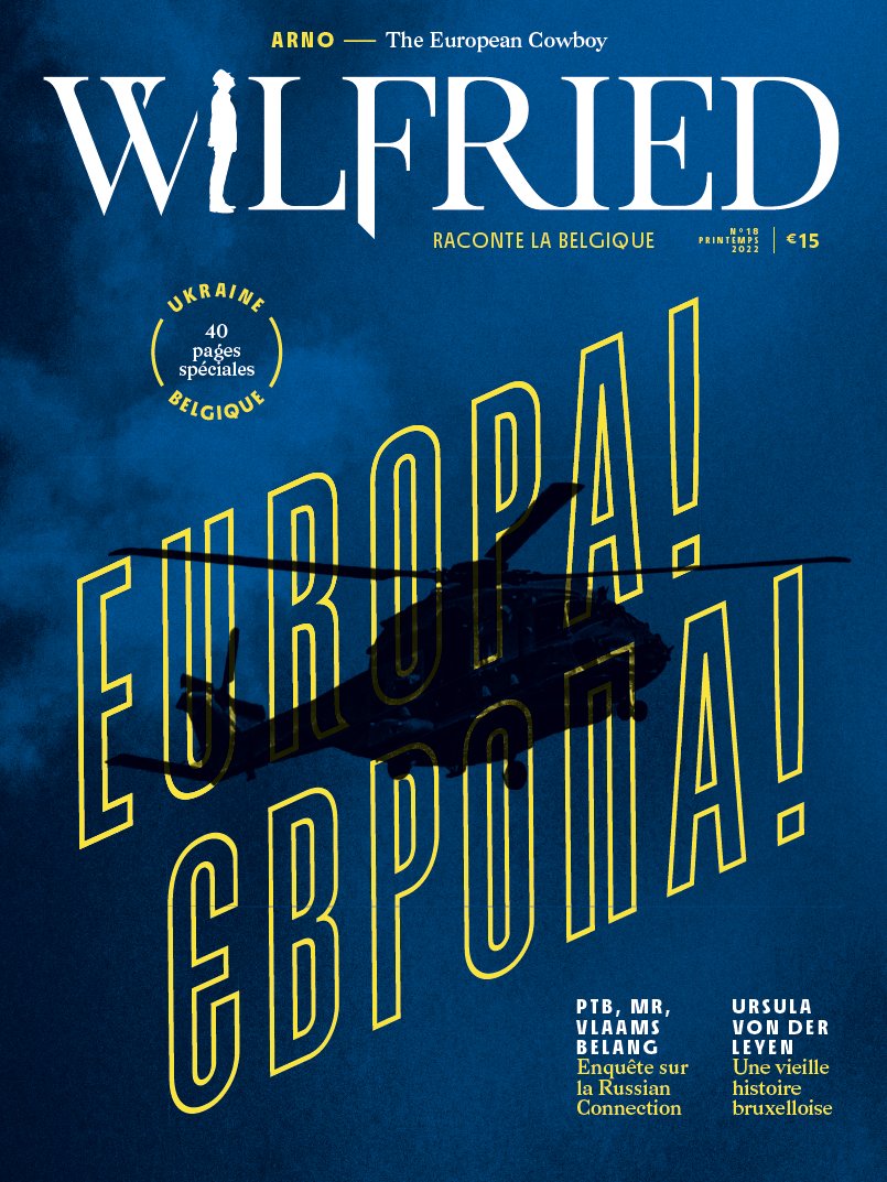 Wilfried_mag's tweet photo. Europa! Європа! C'est le cri, en latin et en ukrainien, poussé par le n°18 de Wilfried qui sort aujourd'hui, le premier après notre quasi krash. Cri d'alerte, cri de détresse, cri d'espoir... A lire aussi: du porno, de la boxe, de la musique et un peu de Reine Mathilde. https://t.co/3aWjirWIJl
