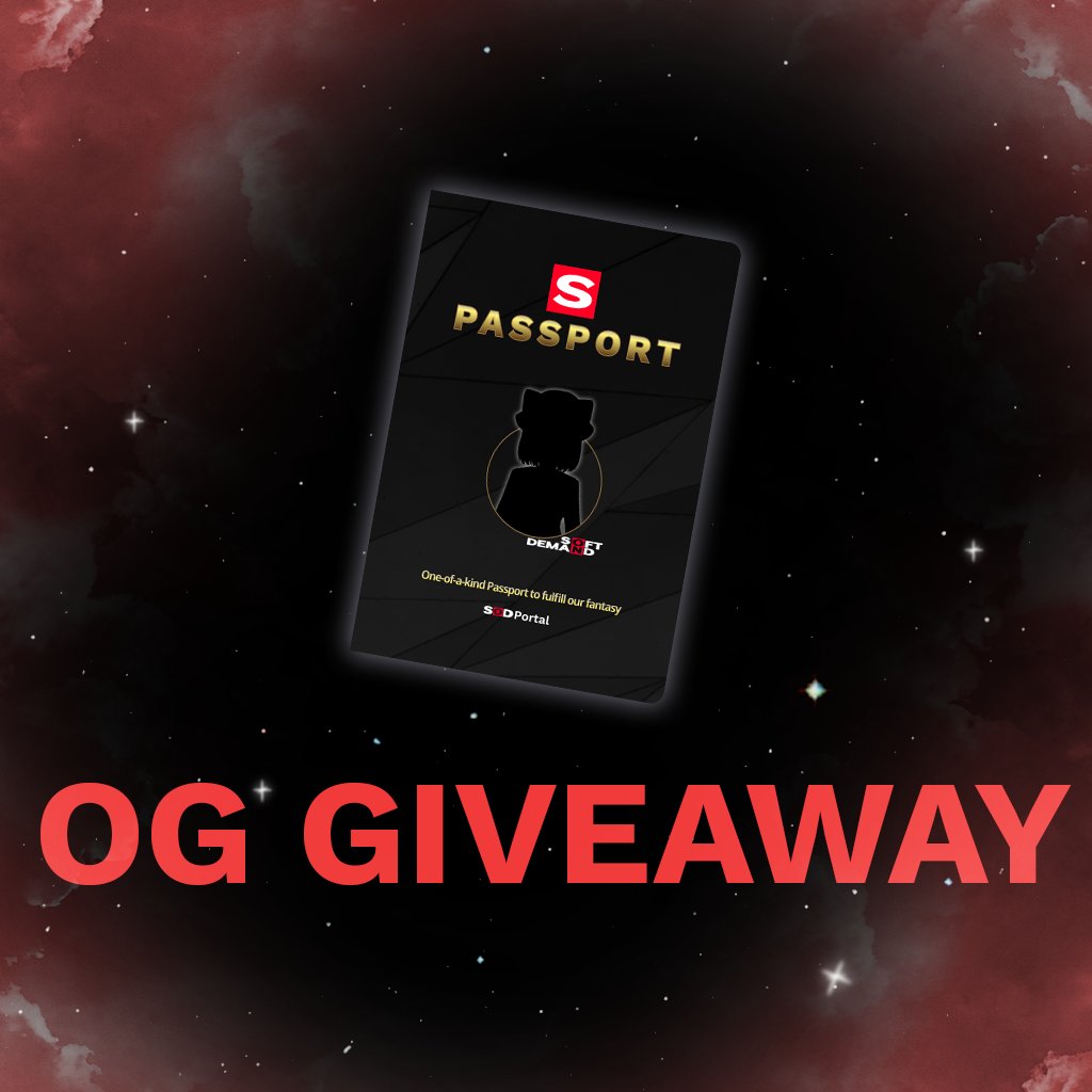 SODPortal's tweet photo. 🎁OG Giveaway🎁

SURPRISE EVENT😍

🎉10x OG Role Recruitment🎉
How to participate
1. Follow @sodportal 
2. RT + LIKE
3. Tag 3 friends

Winner will be picked via #TWITTERPICKER in 3 hrs⏰

🔥Join earlier than anyone else. Spots are limited🔥

#NFTCommunity #SOD #SPASSPORT #PFP https://t.co/bsxGWT9jQE