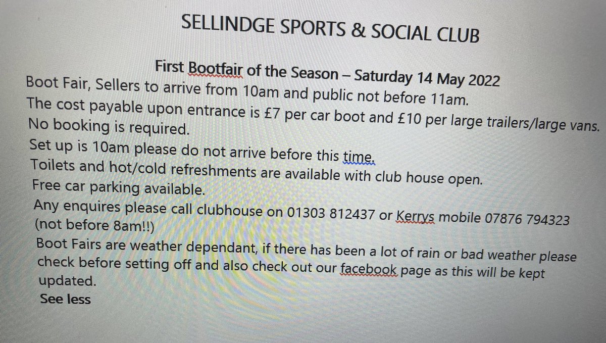 jennyHollingsbe's tweet photo. #SellindgeSportsandSocialClub covering #membership #bowls #tennis #football #social #Bootfairs #Jubilee open day #NewMembers welcome 🤗 Our #Ukranian visitors are invited to visit and try an activity and plans are in place to organise a #Ukrainian open day https://t.co/udlS2EeVWb