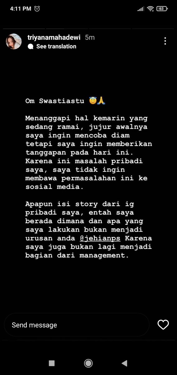 Estheryo9's tweet photo. @jehianps Kumpulkan bukti yang banyak. Kalau sudah jedok di pengadilan baru speak up di sosmed. Maklum sih kmrn speak up karena nana diem bae. Turah juga, harus berani gerak jangan diem bae. Jangan mau kalah , kamu itu kepala keluarga harus teges. https://t.co/wjk3iYw4hc