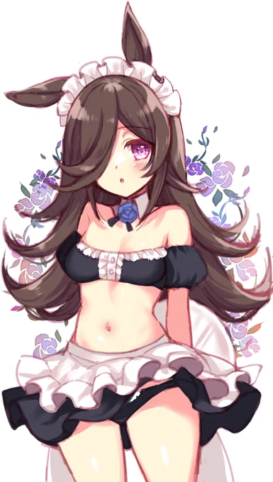 #メイドの日 みたいなので前描いたウマ娘メイドビキニまとめ 