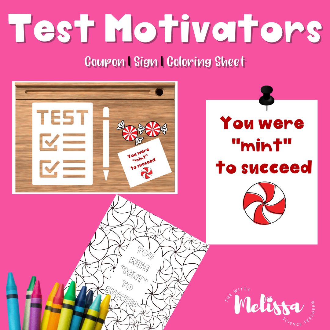thewittyscience's tweet photo. You were "mint" to succeed - Test Motivator Cards https://t.co/1h0W22M4hV #Teacher #statetesting #staar #testing https://t.co/zEO8mFIpd4