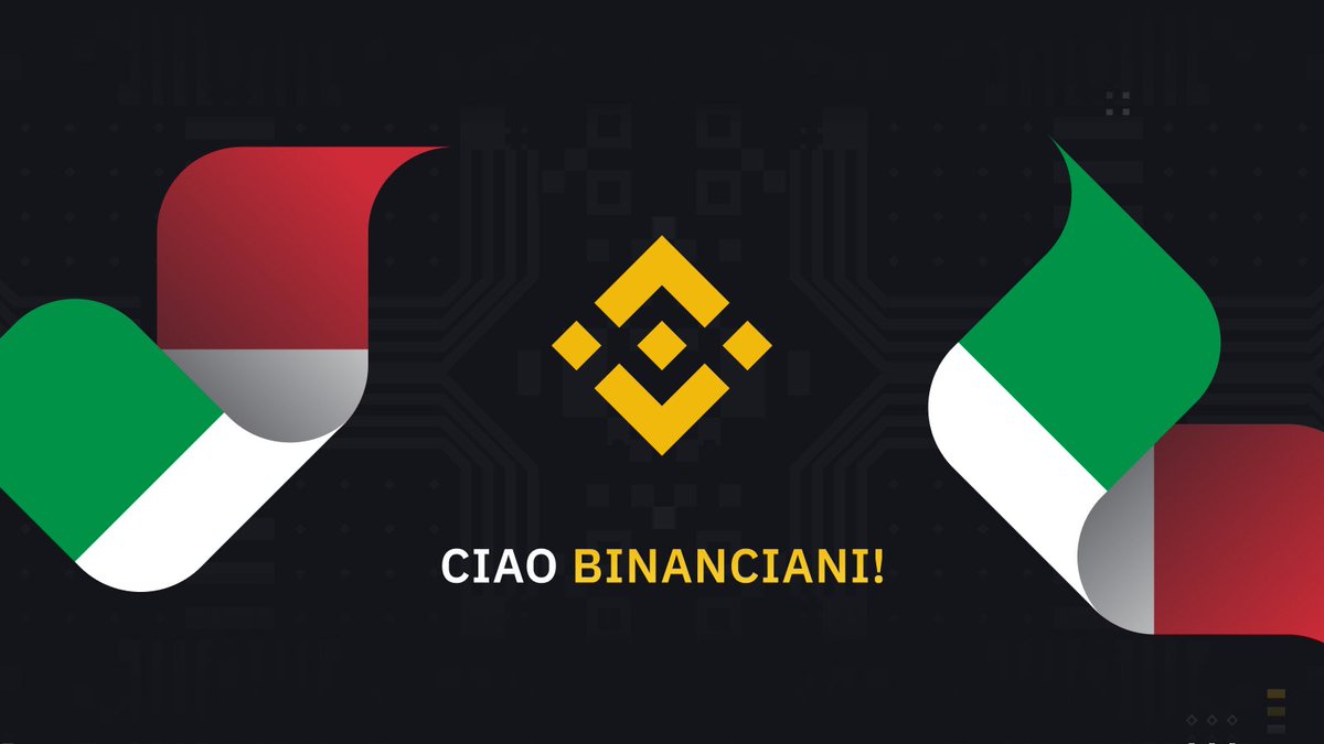 BinanceItalian's tweet photo. Diamo inizio alla pagina ufficiale di #binance in lingua italiana🇮🇹🔸📈 https://t.co/aCDZbsTHgC