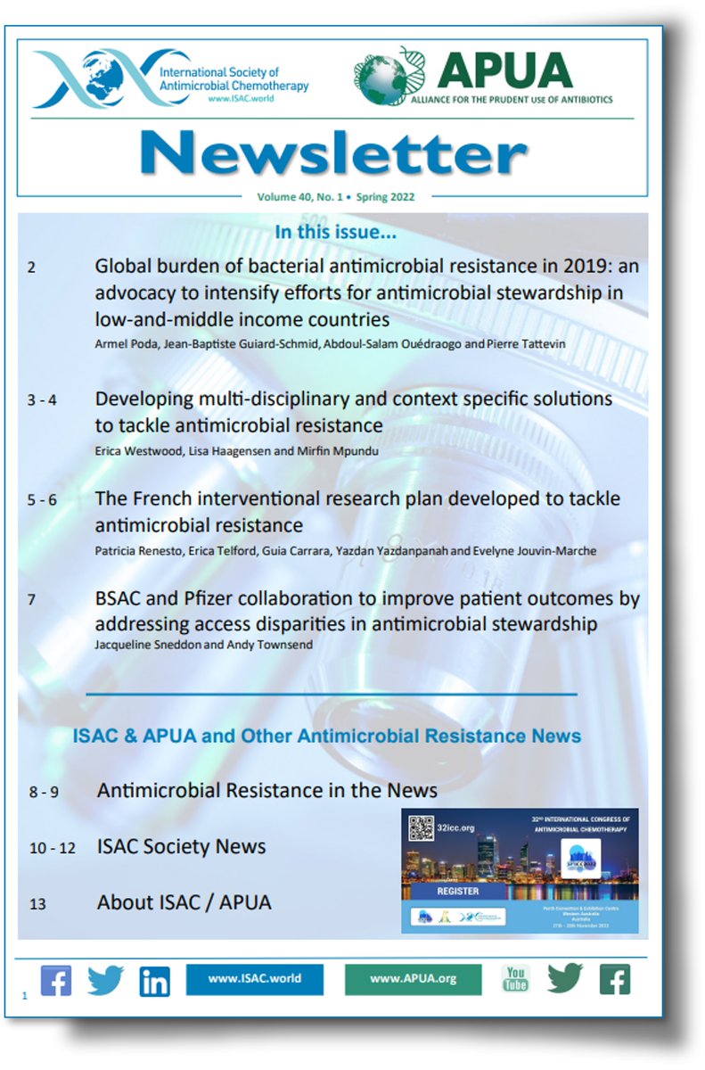 International Society of Antimicrobial Chemotherap tweet media