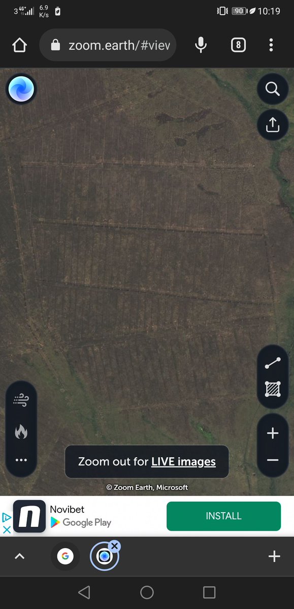RuairiOSiochain's tweet photo. Wha you can see your conservation handy work from space. @PSherlock1, @MonaghanHerita1 and I got a contractor to block 1200 drains across 120ha of SAC bog in Fermanagh for the @theCANNproject keep the CO2 in the bog. https://t.co/dKror0npeY