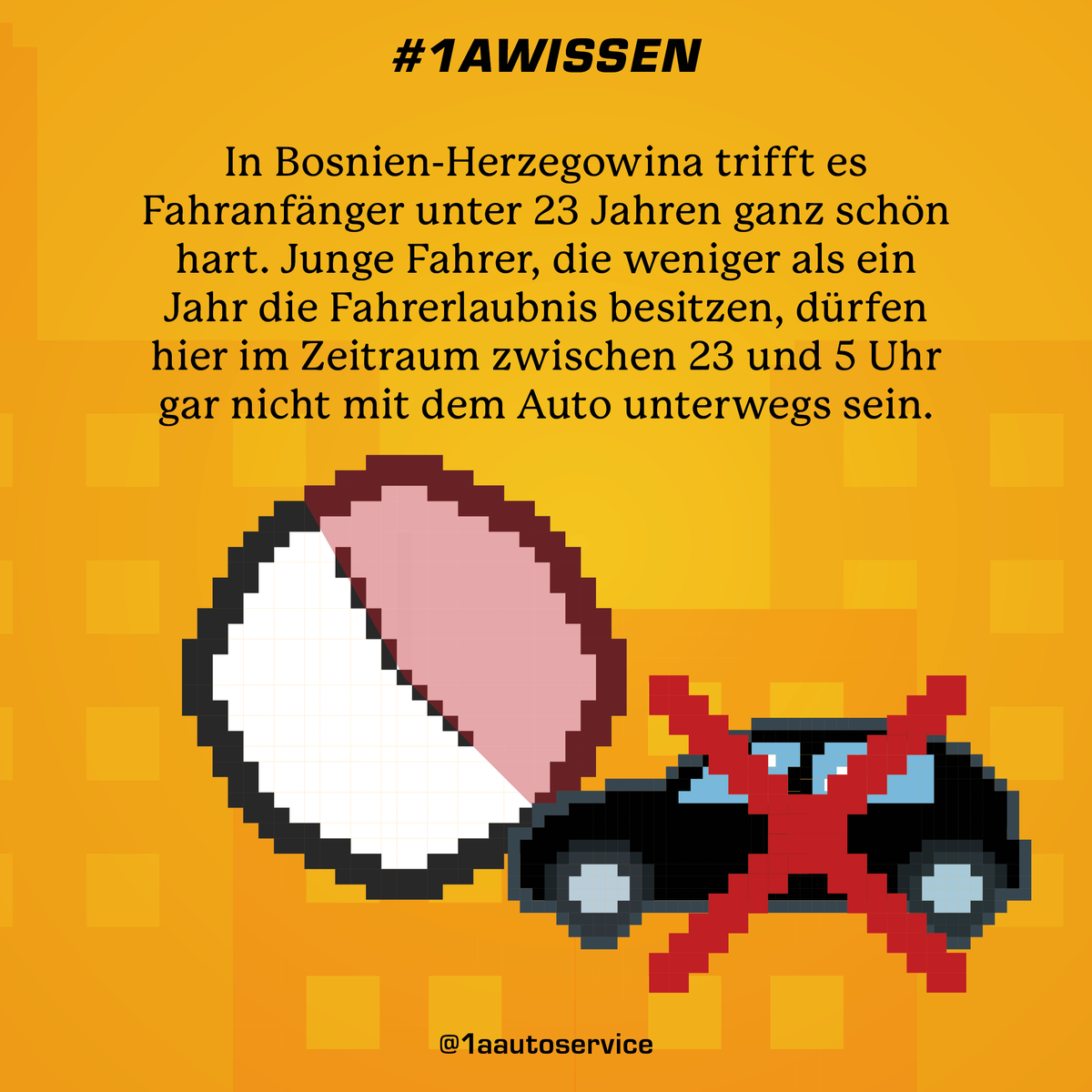 1aautoservice's tweet photo. Führerschein- und Straßenverkehrs-Wissen aus aller Welt. Heute: Bosnien-Herzegowina 🇧🇦
Rund um die Uhr teilnehmen dürft ihr bei unserem 1a autoservice Führerschein-Test. Sichert Euch jetzt mit etwas Glück 2.000€ für Euren Führerschein.
https://t.co/DDxHSRZ9Ta https://t.co/6Mo7BWE28b