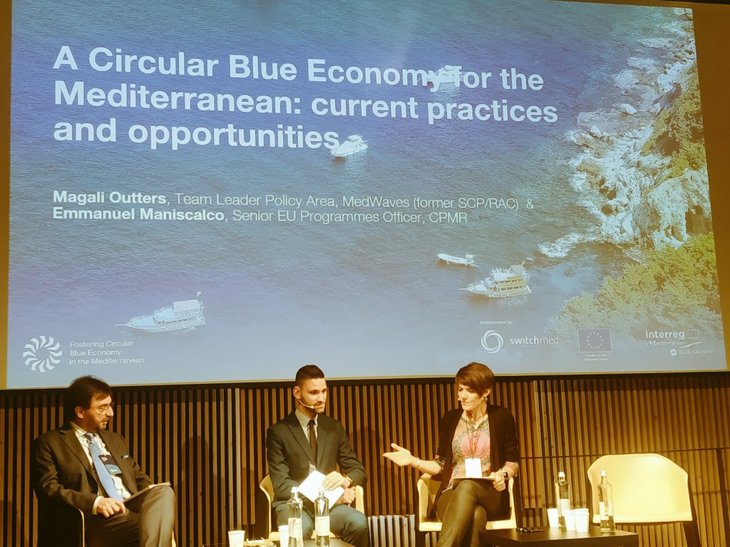 CPMR Inter-Mediterranean Commission (@imc_cpmr) on Twitter photo 👁️🗨️ <a href="/AndesManuel/">Emmanuel MANISCALCO</a> and <a href="/MagaliBcn2/">Magali Outters</a> presenting the Report on Blue Circular Economy co-created by <a href="/MedWaves_Centre/">MedWaves</a> <a href="/planbleu/">Plan Bleu</a> & <a href="/IMC_CPMR/">CPMR Inter-Mediterranean Commission</a> as part of a joint initiative from <a href="/SwitchMed/">SwitchMed</a> & <a href="/BlueGrowthCom/">Blue Growth Community</a>
#Codesign
#Digitalisation
#recycling
in the 🔵 economy
🗓️ Available in June! 👁️🗨️ <a href="/AndesManuel/">Emmanuel MANISCALCO</a> and <a href="/MagaliBcn2/">Magali Outters</a> presenting the Report on Blue Circular Economy co-created by <a href="/MedWaves_Centre/">MedWaves</a> <a href="/planbleu/">Plan Bleu</a> & <a href="/IMC_CPMR/">CPMR Inter-Mediterranean Commission</a> as part of a joint initiative from <a href="/SwitchMed/">SwitchMed</a> & <a href="/BlueGrowthCom/">Blue Growth Community</a>
#Codesign
#Digitalisation
#recycling
in the 🔵 economy
🗓️ Available in June!