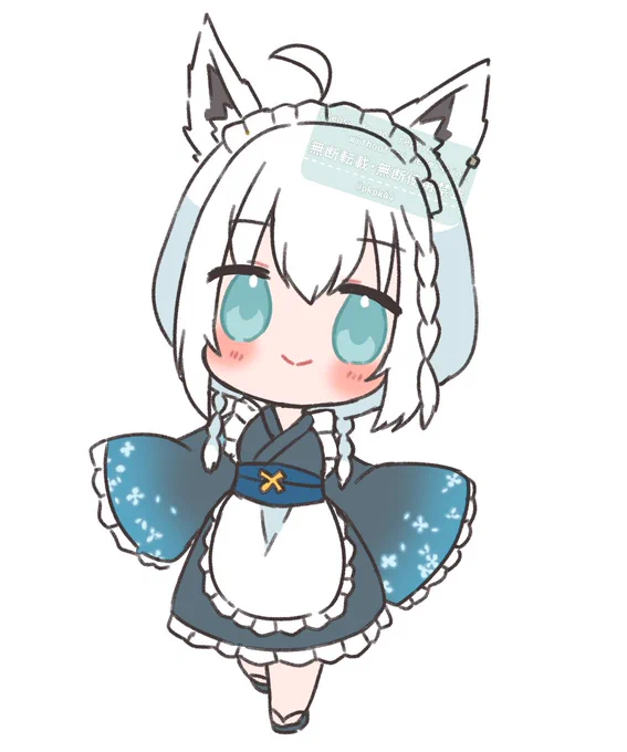 和メイドフブキちゃん 