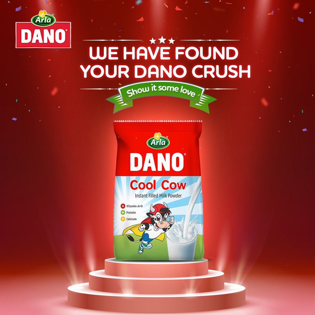 danomilkng's tweet photo. You voted….

and now our Dano Crush for the month is Dano Cool Cow! 😍

If you’d like a chance to win something extra do this: 

- Make a yummy meal or drink with this variant

-Share a photo with us using the hashtag #MyDanoCrush 

#GoForIt #DanoMilk #ArlaNigeria #FarmerOwned https://t.co/svfZ8U8dCQ