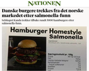 Vi lanserer Hamburger Homestyle Salmonella!

Vår nye burger for deg som vil gå ned i vekt fort*. 

*Hovedsakelig vannvekt. Noe kvalme, diare, og oppkast kan forekomme. Ikke passende for barn eller gravide. Snakk med din lege om Hamburger Homestyle Salmonella er rett for deg.