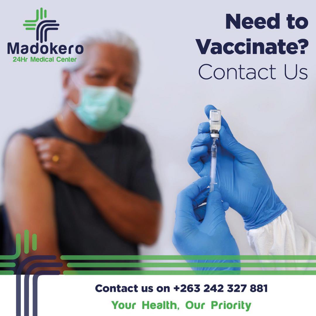 Need to Vaccinate?
Contact us on: +263242327881
Vaccination times: 10am - 4pm
-
#YourHealthOurPriority