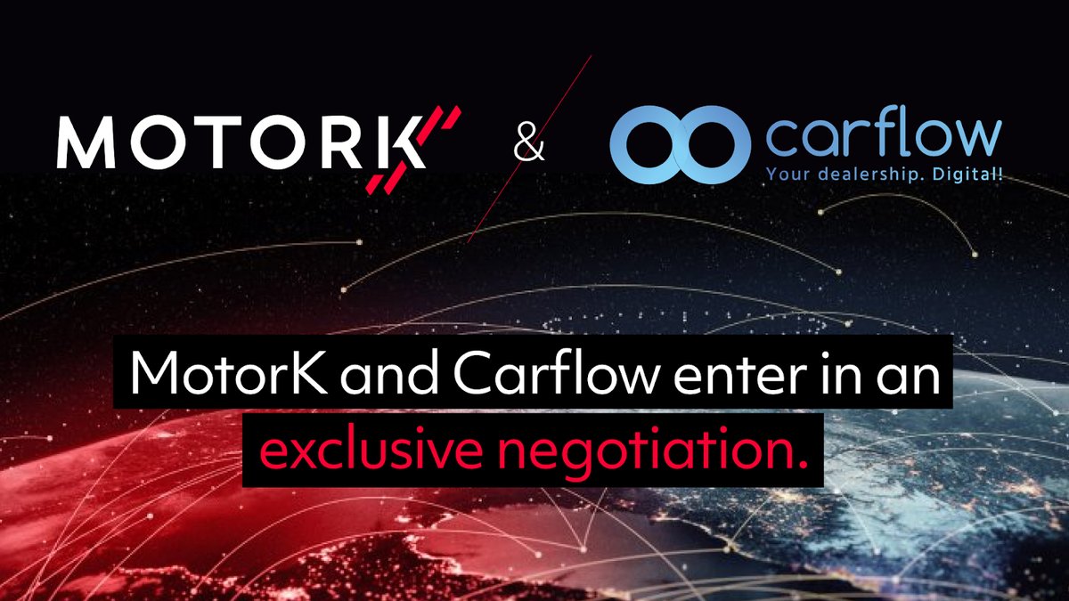 fleetimenews's tweet photo. Automotive retail: MotorK in trattativa per l’acquisizione di Carflow

#automotive #motork #carflow #acquisizione 

https://t.co/25N5kC791D https://t.co/9PZeqUEX54