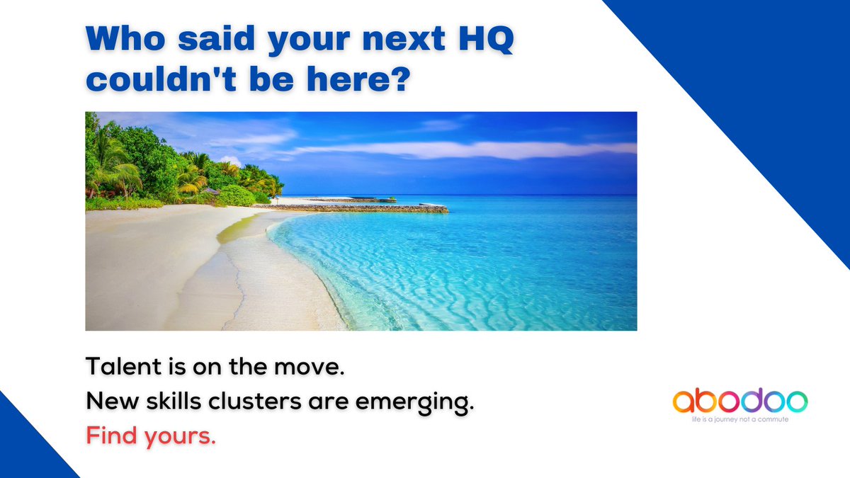 A recent FlexJobs study found that 37% of workers would relocate for the right job – and that's not counting the millions who have already moved. With city centre rents sky high, is it time for businesses to follow the talent (and the sun)?

#levellingup #diversity #skillsmapping
