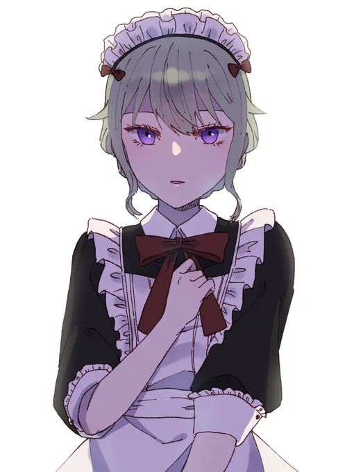 メイドの日らしいから例の衣装描いた 