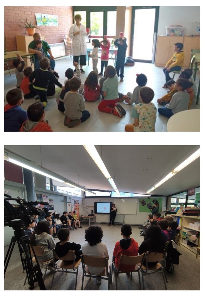 El_Rocal's tweet photo. Tallers que ens fan passar una bona estona i aprendre! CS sobre educació sexual amb l'Elena Crespí, que s'emetrà properament en un especial de Info-K. Infantil ciència amb Funbrain! Oferts per l'@AjMontesquiu . https://t.co/xceGACNw83