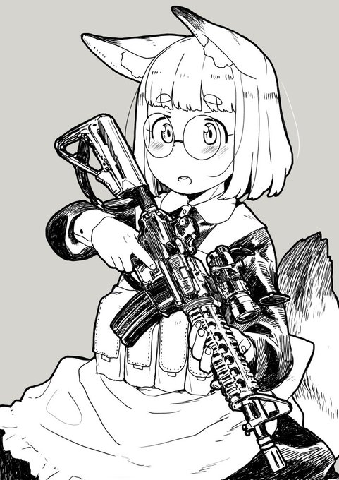 「女の子 M4カービン」のTwitter画像/イラスト(古い順)
