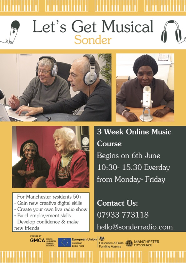 SonderRadio's tweet photo. We have another Let's Get Musical coming up in June! Claim your FREE place now via phone or email, see more details below or visit https://t.co/TlYQpa6ayX 📻 #LetsGetMusical https://t.co/si5M6QR9Ha