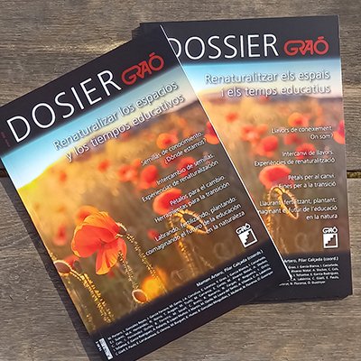 Dijous, 18.30 a @Naubostik, presentem el nou Dossier d'<a href="/EditorialGrao/">GRAÓ</a>, "Renaturalitzar els espais i els temps educatius", que hem coordinat des del Globus.
#ModelfestBCN 
+info: patisxclima.elglobusvermell.org/noticies/cap-a…