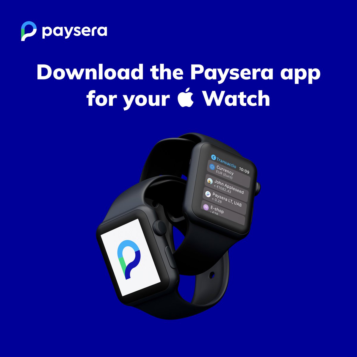 paysera's tweet photo. Did you know that you can download the Paysera app for your Apple watch? 🤔
Check your balance and latest transactions straight on your wrist at any time ✅
More on how to start using the Paysera app on Apple Watch here 👇
https://t.co/d3b7aWRJy5
#payseraapp #applewatchapp https://t.co/AVFg6EKV3o