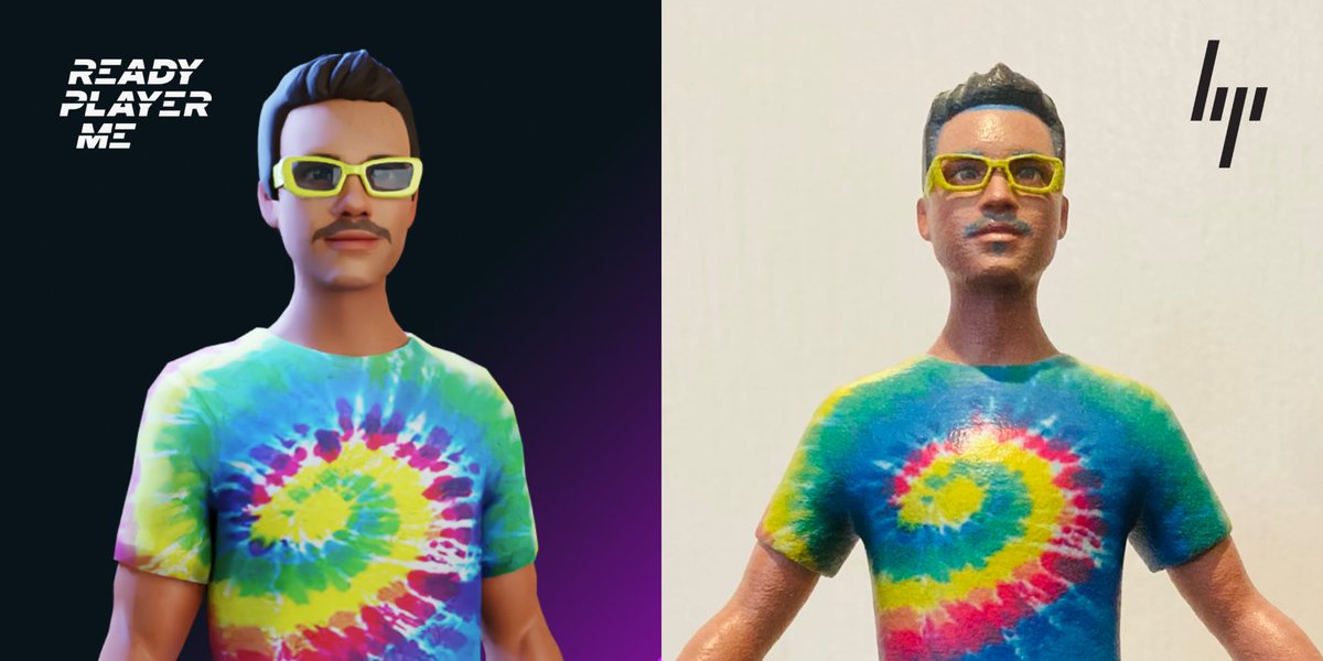 GIVEAWAY! 🎉

Win a real-life version of your Ready Player Me avatar 3D-printed using <a href="/HP/">HP</a>'s Multi Jet Fusion Color Printer. 

How to enter 👇
1. Like and RT this post
2. Follow <a href="/readyplayerme/">Ready Player Me</a> and <a href="/HP/">HP</a> 
3. Reply with a screenshot of your avatar

Enter by May 17th to win 1/5 avatars