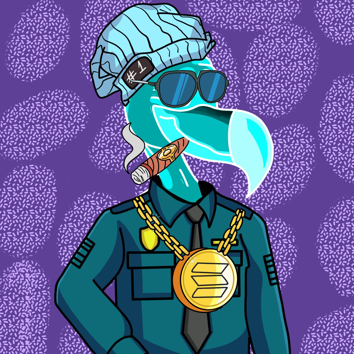 FlamingoOkay's tweet photo. Gold or Iced out?
#SolanaNFT #NFT https://t.co/rt6ZSuhNCN