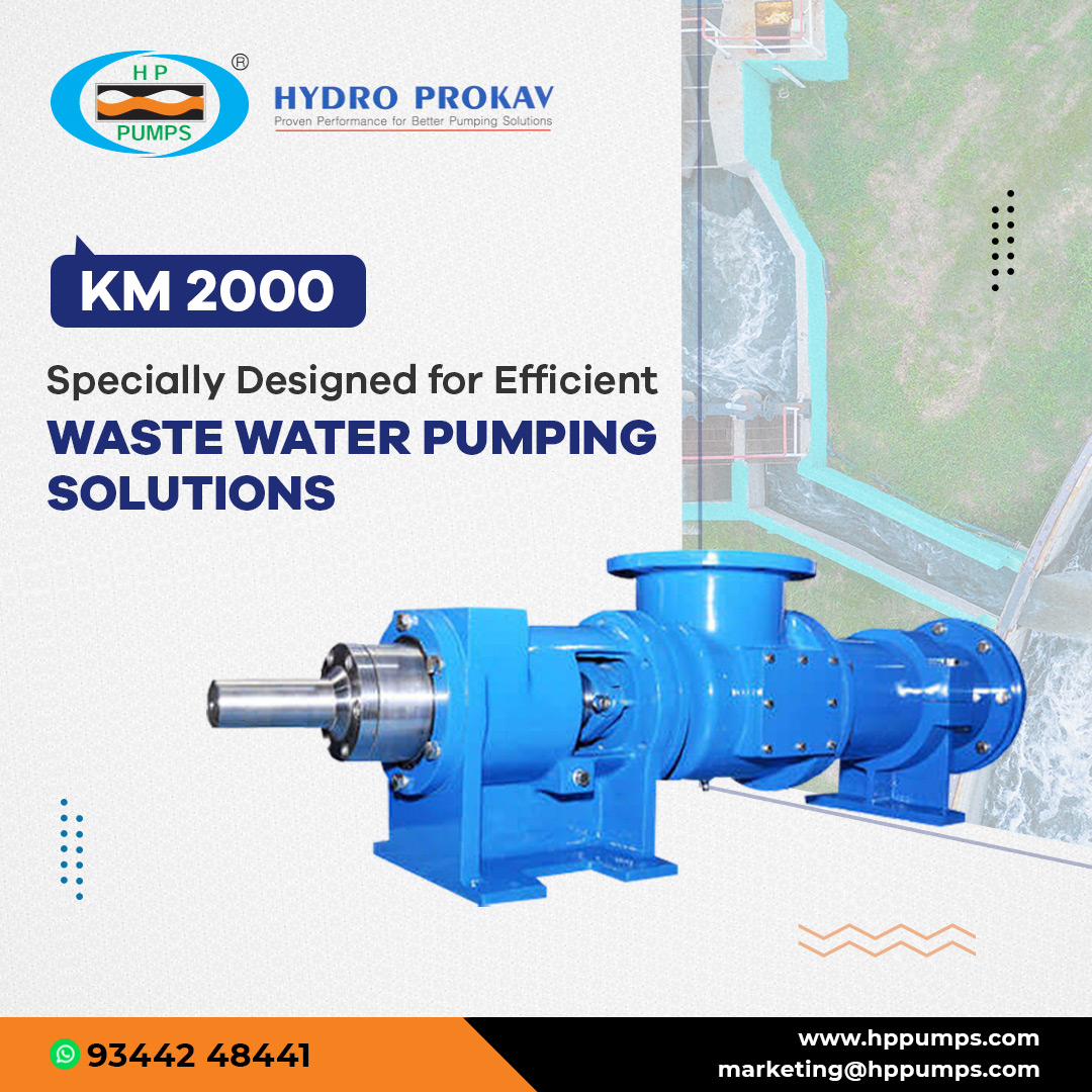 HydroProkav's tweet photo. Install KM 2000 positive cavity pump from HP Pumps at your water treatment plant for better transfer of high viscous and toxic water to the desired location.

Reach us to know more: https://t.co/nfziSbBY8M

#industrialpumps #pumpindustry #pumpsolutions #progressivecavity #hppumps https://t.co/LPCk0fPoyv