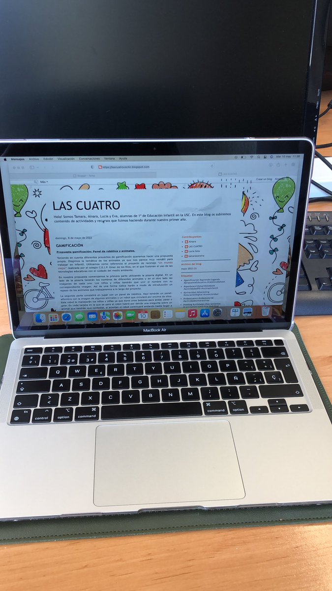 tamarasUSC's tweet photo. ya está listo nuestro blog!!! 
dejo por aquí el enlace: https://t.co/UiStjKanfp
Muy orgullosas con el resultado 👏🏼 #InfantilTIC #TIC #blogger #blog #educacion https://t.co/1Xwq3wluXX