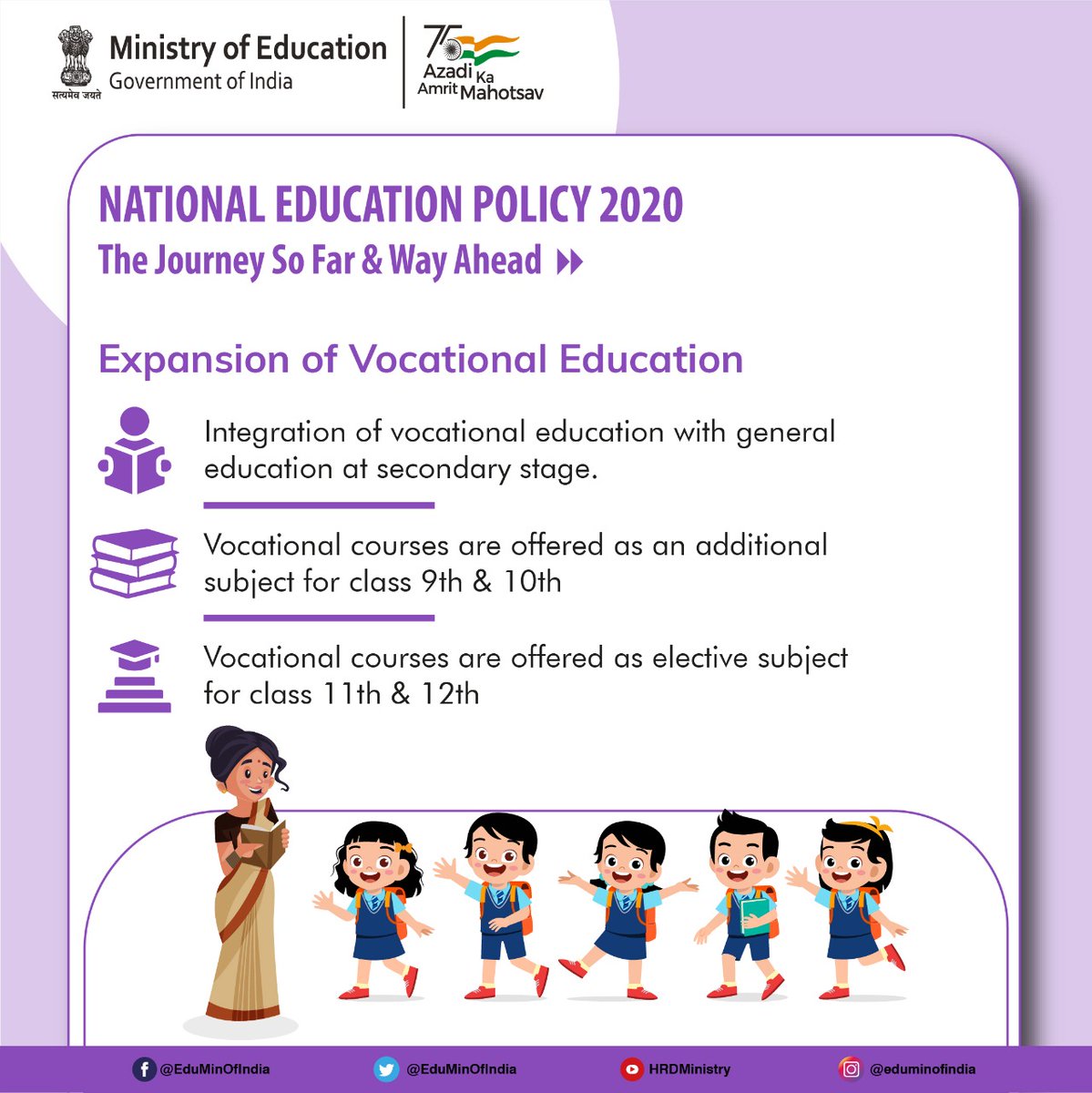 DpUpadhyay20's tweet photo. आदरणीय महोदय 
व्यवसायिक शिक्षकों की स्थिति की ओर आपका ध्यान आकर्षित करना चाहता हूँ नयी शिक्षा नीति 2020 के अन्तर्गत 9-10 में व्यवसायिक शिक्षा को अतिरिक्त विषय और 11-12 में वैकल्पिक विषय के तौर पर पढाया जाता है, फिर भी व्यवसायिक शिक्षा के लिए कोई नीति नहीं बनी है,दुःखद 
@PMOIndia https://t.co/NmOkqP20RB
