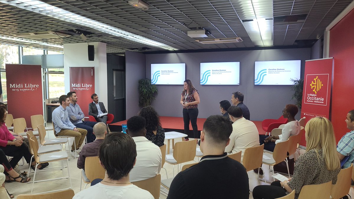 ARRUFATCcile's tweet photo. Caroline Guénon, diretrice RH pour Suez : "28 postes d'alternants à pourvoir chez @suez en Occitanie du CAP au Master II. Les métiers techniques sont ouverts à tous et toutes, alors mesdames n'hésitez pas, osez postuler !" https://t.co/d8oXwVJh7X